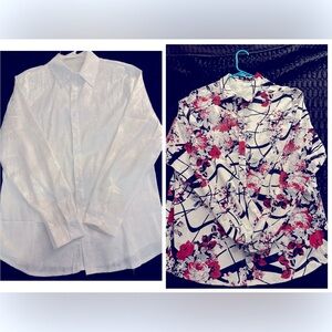 Men floral dress shirts. Great bundle. Only worn once. Great condition 9/10